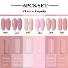 Set Kutek Gel 6 Warna dengan Botol yang Sesuai Warna, Cocok untuk Manikur Wanita di Musim Semi, Gugur, Dingin, dan Musim Panas, Manikur DIY di Rumah, Penataan Manikur Sehari-hari, Set Gel Warna-warni untuk Penggunaan Pribadi, Manikur di Rumah dan Desain Manikur Musiman - MultiWarna - View 29