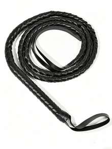 Heavy Duty Western Cowboy Whip With Ergonomic Handle And Whip Ring, Long Shaft Design, Suitable For Formal Dance, Field Testing, Western Riding, Equestrian Training, Rodeo, Durable Multi-Functional Training Whip With Realistic Cracking Sound - Multicolor - View 1