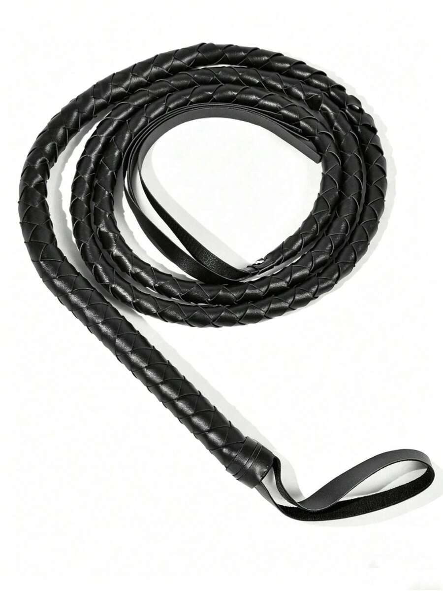 Heavy Duty Western Cowboy Whip With Ergonomic Handle And Whip Ring, Long Shaft Design, Suitable For Formal Dance, Field Testing, Western Riding, Equestrian Training, Rodeo, Durable Multi-Functional Training Whip With Realistic Cracking Sound - Multicolor - View 1