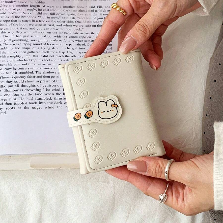 Cute Student Short Trifold Wallet