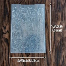 Text Circle Diamond Vine Embossing Folders, Vintage Background Pattern Paper Embossing Template For DIY Card Making Scrapbooking Album Craft Decor - WZ-1 - View 17