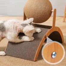 Vertical Ferris Wheel Cat Scratch Ball, Durable Sisal Cat Scratching Board, Boredom Relief Cat Toy - Cat Scratch Ball - View 8