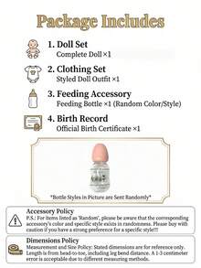 1PC 33cm 13 Inch Open Mouth Pascale Reborn Silicone Doll, Washable Lifelike Painted Skin Soft Touch Newborn Baby Doll, Anatomically Accurate - Silicone Girl - View 6