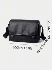 1pc Minimalist Shoulder Bag Men's Crossbody Large Backpack - Korean Style Crossbody Bag Men's - Casual Large Capacity Messenger Bag - Multicolor - View 12