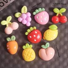 2pcs/5pcs/7pcs/9pcs Small Realistic Fruit Fridge Magnet Set, Cute Decorative Magnets, Office Magnets, Personalized Fridge Magnets For Kitchen, Office, Whiteboard, Storage Cabinet And Dishwasher, Kitchen Decor, Home Decor, Valentine's Day Gift, Gift For Friends And Family, Halloween, Valentine's Day, Christmas Gift - Multicolor - View 8