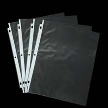 Heavy Duty Sheet Protectors, Crystal Clear, 8.5x11 Inch 50/100 Pack Page Protectors For 3 Ring Binder, Letter Size Protectors, Reinforced Holes, Clear Protector, Top Loading, Acid Free - Sets - View 3