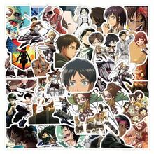 Hasbro 50 buah Stiker Kartun Anime Attack On Titan, Stiker Dekoratif Tahan Air untuk Perencana, Alat Tulis, Botol Minum, Laptop - MultiWarna - View 1