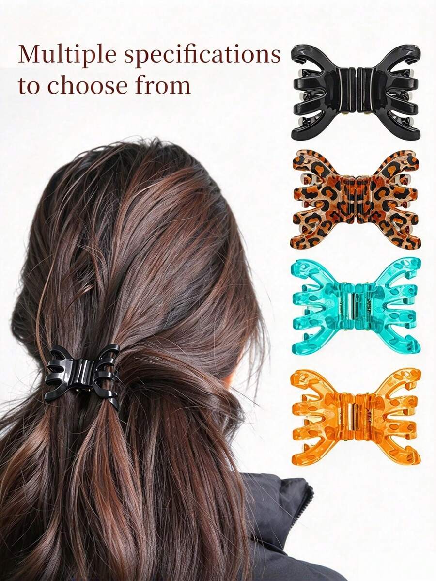 4PCS/1PC Portable Creative New Metal Bow Magnetic Hair Clip, Intelligent Collarbone Magnetic Hair Clip.Halloween Hair Accessories, Travel Essentials