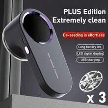Alat Penghilang Serat Elektrik, Pencukur Kain dan Penghilang Gumpalan, Desain Pisau Ganda - Portabel dan Mudah Dibersihkan, Cocok untuk Penggunaan di Rumah atau Apartemen. Dilengkapi Indikator Level Baterai - MultiWarna - View 14