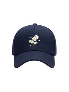 1pc/2pcs "Daisy" Print Baseball Cap, Street Style Trucker Hat, Adjustable Size Lightweight Multifunctional Vintage Dad Hat, Suitable For Outdoor Sports - Multicolor - View 26