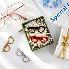 3pcs Metal Glasses Clip Bookmarks, Multicolor Glasses Clips, Suitable For Planners And Journals, Bookmark Clips, Tie Clips, Decorative Pocket Accessories, Suitable For Ring Binders - Multicolor - View 10