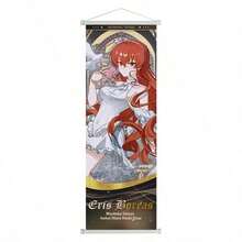 1pc Fantasy Character Wall Scroll, Vertical Hanging Art Poster With Detailed Illustration, Lightweight Decorative Wall Tapestry For Bedroom, Study, Gaming Room & Home Decor, Random Style - Multicolor - View 11