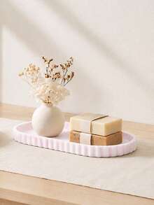 Large & Small White Marble Silicone Trays Set Of 2, Decorative Catchall Organizer For Perfume, Jewelry, Makeup And Bathroom Counter - Multicolor - View 11