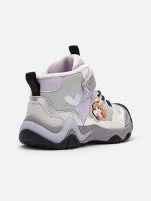 Balabala Baby Boys Stable Walker Shoes Soft Warm Winter Infant Footwear - Gray Purple - View 5
