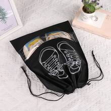 1pc Shoe Storage Bag, Dust-Proof Shoe Bag, Anti-Mold Anti-Moisture Storage Bag, Drawstring Shoe Storage Bag - View 5