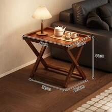 Foldable Small Table Outdoor Picnic Portable Mini Coffee Table Non-Solid Wood Home Living Room Side Table Chair - Multicolor - View 7