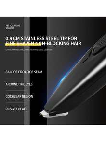 Upgraded Dog Paw Trimmer With , Widen Blade,Fully Waterproof, Rechargeable Clipper For Dogs Cats Trimming Paws, Eyes, Ears, Face, And Rump Battery Capacity 400mAh - View 7