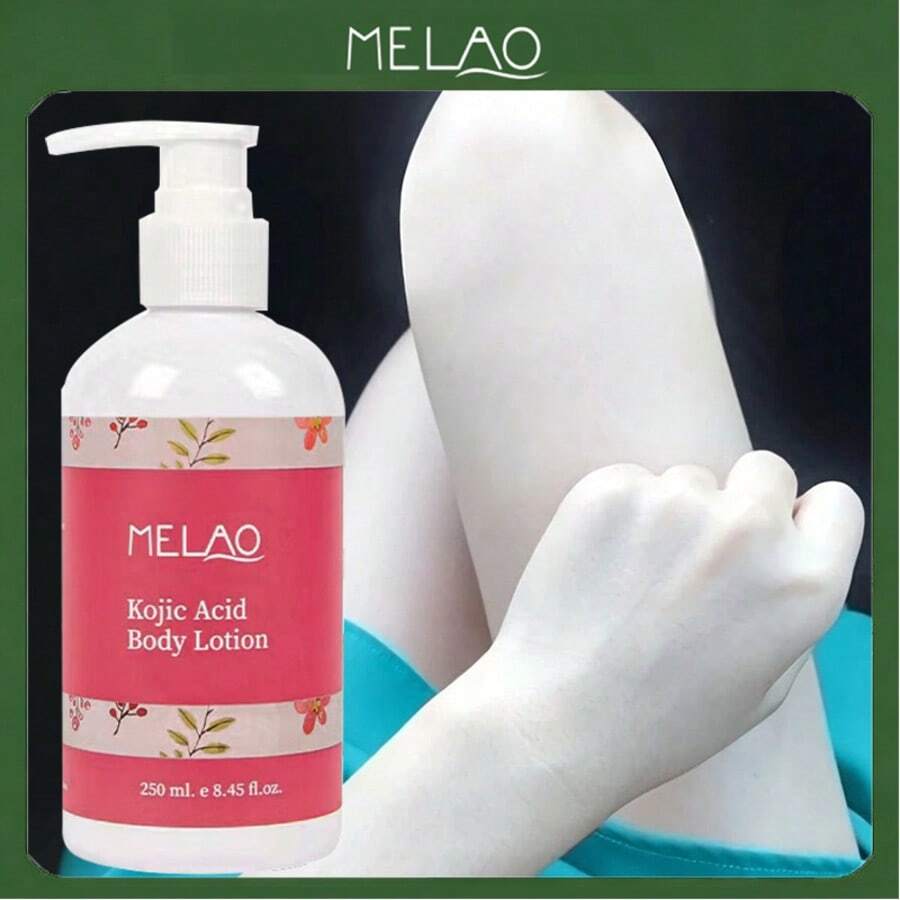 MELAO 麴酸美白身體乳液,適用於乾性肌膚,可用於臉部、身體、手部及私密處,即時補水,美白亮膚,均勻膚色 - 玫紅色 - 查看 1