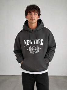 Men Hoodies - Dark Grey - View 5