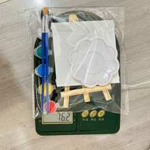 6件/5件組迷你繪畫套裝,包含畫筆、畫架、畫布、調色盤、6色顏料,適用於居家裝飾、手工DIY、繪畫、DIY繪畫、節日禮物等 - 均碼 - 查看 16