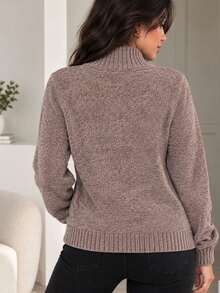 Women Cardigans - Brown - View 4