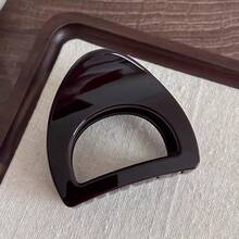 1pc Minimalist Hollow Semi-Circle Hair Claw Clip Medium Size Women's Back Of Head Hair Clip 2025 New Style Hair Accessory Autumn - Multicolor - View 7