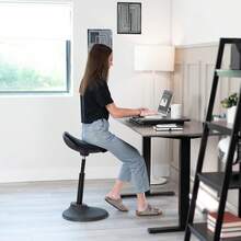 Home Office Desks - Black - View 8