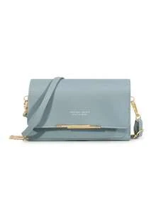 Women Wallet Purse Small Crossbody Shoulder Bag PU Cellphone Bag Ladies Clutch Handbag With Removable Strap(Zipper And Letters Random) - Multicolor - View 18