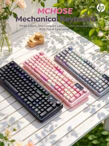 HP K500F Wireless Mechanical Feel Keyboard Silent Multi-Function Volume Knob Bluetooth - View 7