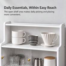1pc 3-Tier Single-Layer Bamboo Multi-Function Kitchen Storage Rack And Spice Rack - Light Brown Countertop Organizer, Space-Saving Design, Suitable For Home, Bar, Balcony Decoration - Modern Natural Wood Storage Rack, Natural Bamboo Kitchen Organizer, Kitchen Storage Rack, Natural Wood Grain Finish 1/2pcs Multi-Function Countertop Storage Solution, Suitable For Kitchen, Office, Bedroom And Dorm | Perfect For Holding Coffee Cups And Daily Essentials - Multicolor - View 4