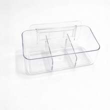 1/2pcs Transparent Vertical Plastic Makeup Organizer Storage Box, Space-Saving Bathroom Vanity Organizer For Lipstick, Skincare, Cotton Pads, Face Masks, Desktop Cosmetic Storage Rack - Multicolor - View 18