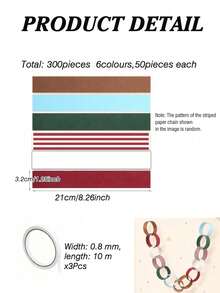 61/303/72/204 Christmas Hanging Decorations Including Paper Chains, Stars And Tassels, Suitable For Decorating Porch, Party Backdrop, Ceiling, Window For Christmas Party, New Year Celebration, Home Decor, Baptism, Birthday Party Backdrop - View 11