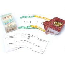 Retro Hip Hop & R&B Lyric Trivia Card Game, Classic Song Lyrics Challenge Party Game, Multiplayer Music Quiz Game For Family Gathering & Game Night - Multicolor - View 6