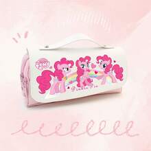 1pc My Little Pony Pencil Case Set, Ins Style Large Capacity Colorful Aesthetic Pencil Pouch, Cute Stationery Storage Bag, Pencil Box, Back To School Gift For Students And Teenagers - A - View 9