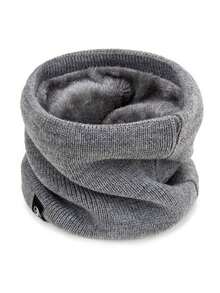 Fashionable Soft Knitted Neck Warmer, Neutral Thick Fleece Sports Scarf, Warm And Windproof, Suitable For Winter Skating, Running, Cycling, Skiing And Outdoor Activities - Multicolor - View 11