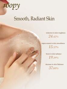 Roopy 150ml Fragrant Fruit Acid Exfoliating Scrub, Bright White Skincare Body Wash ,Removes Dead Skin Cells, Cleanses Body, Moisturizing And Non-Drying,Bath Salt, Suitable For Autumn And Winter - THAW OF SNOW - View 6