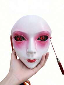 1件/套復古手工全臉高質感金色面具，多色可選，神秘角色扮演惡作劇科技風化妝派對用品，COS、遊戲主題、化裝舞會 - 彩色 - 查看 3