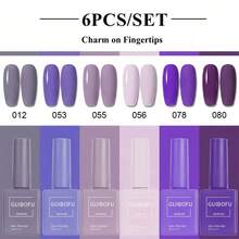 Set Kutek Gel 6 Warna dengan Botol yang Sesuai Warna, Cocok untuk Manikur Wanita di Musim Semi, Gugur, Dingin, dan Musim Panas, Manikur DIY di Rumah, Penataan Manikur Sehari-hari, Set Gel Warna-warni untuk Penggunaan Pribadi, Manikur di Rumah dan Desain Manikur Musiman - MultiWarna - View 21