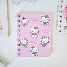 Hasbro 2/4 Sanrio Hello Kitty Random Style Cute Cartoon Cat Mini Spiral Notebook, Portable Pocket Coil Notebook, Daily Note Small Diary, Student Stationery, Random Cover Pattern - Multicolor - View 8