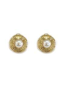1 Pair Elegant Round Pearl Stud Earrings For Women Daily Wear - Round Pearl Stud Earrings - View 5