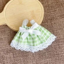1pc Cute Mini Handmade Lace Dress, Suitable For Chipmunk, Guinea Pig, Hamster And Other Small Pets; Christmas, New Year Party Pet Dress, Pet Cosplay Dress, Photo Prop Decoration - Multicolor - View 11