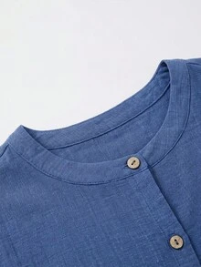 Women Plus Size Sports Tees & Tanks - Navy Blue - View 6