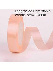 25 Yards (Approx. 23m) 0.6-4cm Forest Green Satin Ribbon, Single-Sided Polyester Craft Ribbon, Suitable For Handmade Roses, Gift Wrapping, Bouquets, Weddings, Christmas Party Decorations - Size 25 - View 10