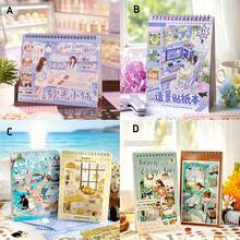 Cozy Home Scene Stickers: 20 PET Sticker Sheets (Including Hollow) + 11 Background Cards. Exquisite Home Landscape Stickers, Mini Indoor Scene Stickers, Fun Stickers, Suitable For Journals, Scrapbooks, DIY Crafts And Aesthetic Decoration. - Multi-color a - View 12