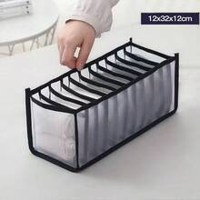 Transparent Mesh Divided Storage Box, Underwear & Socks Organizer, Closet Drawer Organizer, Home Bedroom Storage Solution - Multicolor - View 11