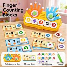 1PC-Early Education Logic Thinking Ability Training Educational Toy-Addition And Subtraction Finger Number Calculation Montessori Kindergarten Learning Children Cognitive Teaching Aid Educational Toy - Multicolor - View 10