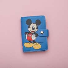 Mesuca Cute Wallet Soft PU Leather Material, Cartoon Retro Style Classic Character Print Multi-Color, Rectangular Shape Coin Card Storage - Multicolor - View 3