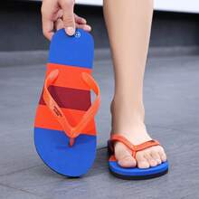 1 Pair Men's Summer Anti-Slip Beach EVA Casual Breathable Comfortable Lightweight Flip Flops - Blue - View 5