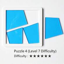1 Buah Puzzle Jigsaw 29, Level 10 Puzzle Asah Otak Akrilik Sangat Sulit, Permainan Tantangan Logika, Dekorasi Permainan Pikiran di Meja, Hadiah Puzzle Penghilang Stres untuk Dewasa & Kolektor Puzzle - MultiWarna - View 19