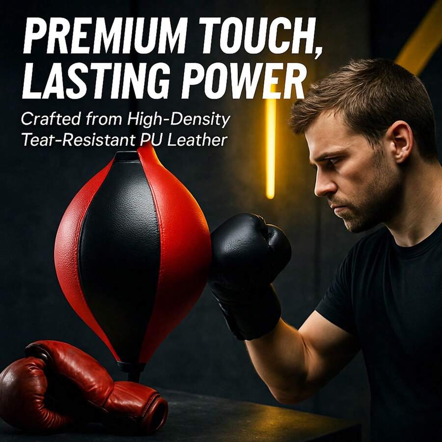 XISIYUJZ Boxing Reaction Speed Ball Double-Ended Ball Training For Home Gym Use With Rope - Multicolor - View 1